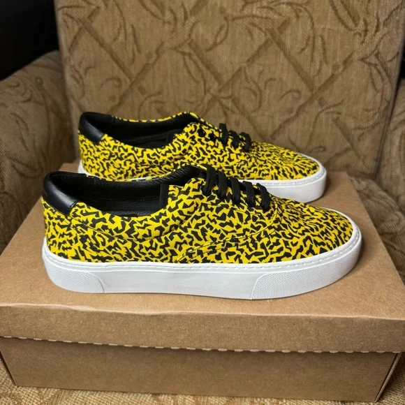 Saint Laurent Yellow Canvas Sneakers Size EU 40 Made in‎ Italy - Picture 4 of 8
